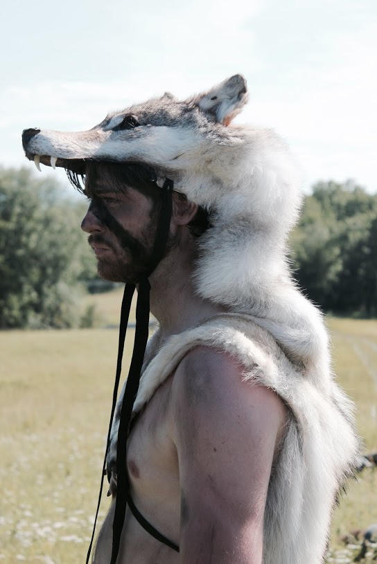Still from Trifilm Pictures' "Einar" (2015), featuring one of my wolf headdresses